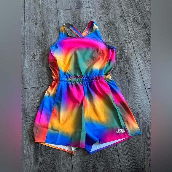 The North Face Multicolor romper NWOT - Picture 1 of 4